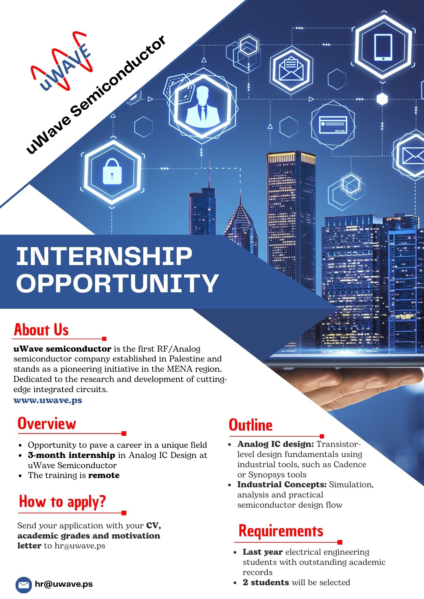 internship opportunity_Poster image